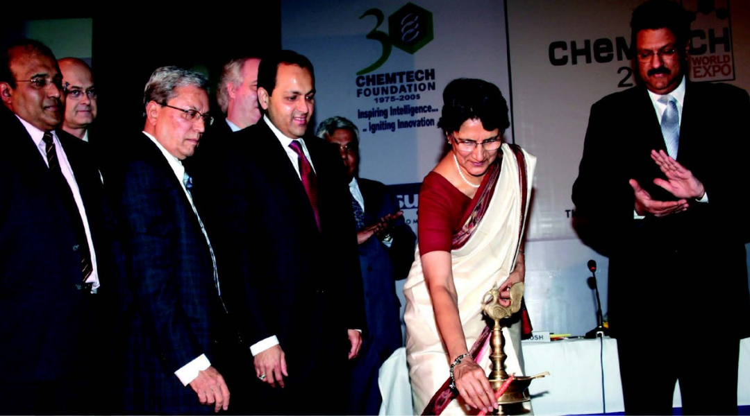 Ceremonial Lamp Lighting 2007 : Mrs. Satwant Reddy, Secretary, Dept. of Chemicals & Petrochemicals, Govt. Of India.
