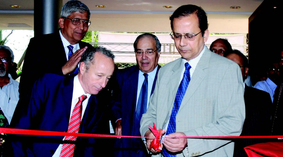 Inauguration of Exhibition 2009 : Mr.  Bijoy Chatterjee, Secretary, Ministry of chemicals & Fertilisers, Government of India and Mr. Thomas Schuering, Head of Exhibitions Congress DECHEMA eV